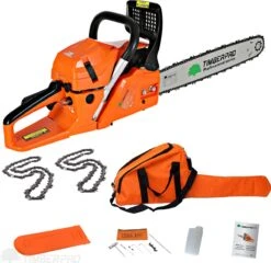 TIMBERPRO - Kettingzaag – Benzine - 62 Cc - Zwaardlengte 50 Cm - Transportzak - 2e Ketting 10 TIMBERPRO - Kettingzaag – Benzine - 62 Cc - Zwaardlengte 50 Cm - Transportzak - 2e Ketting -Tuinartikelen Winkel 1200x1164 1
