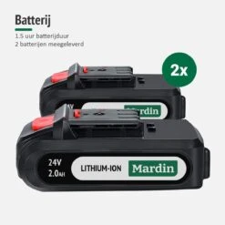 Mardin Mini Kettingzaag - Snoeizaag - Kettingzaag - Kettingzaag Electrisch Met 2 Accu - Inclusief Koffer - 1 Extra Accu - Zwart -Tuinartikelen Winkel 1200x1200 288