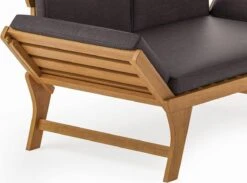 Loungebank Tuin FSC Antraciet – Makkelijk Verstelbaar Lounge Bank Balkon – Tuinbank Lounge Hardhout FSC – Perfecthomeshop -Tuinartikelen Winkel 1200x887